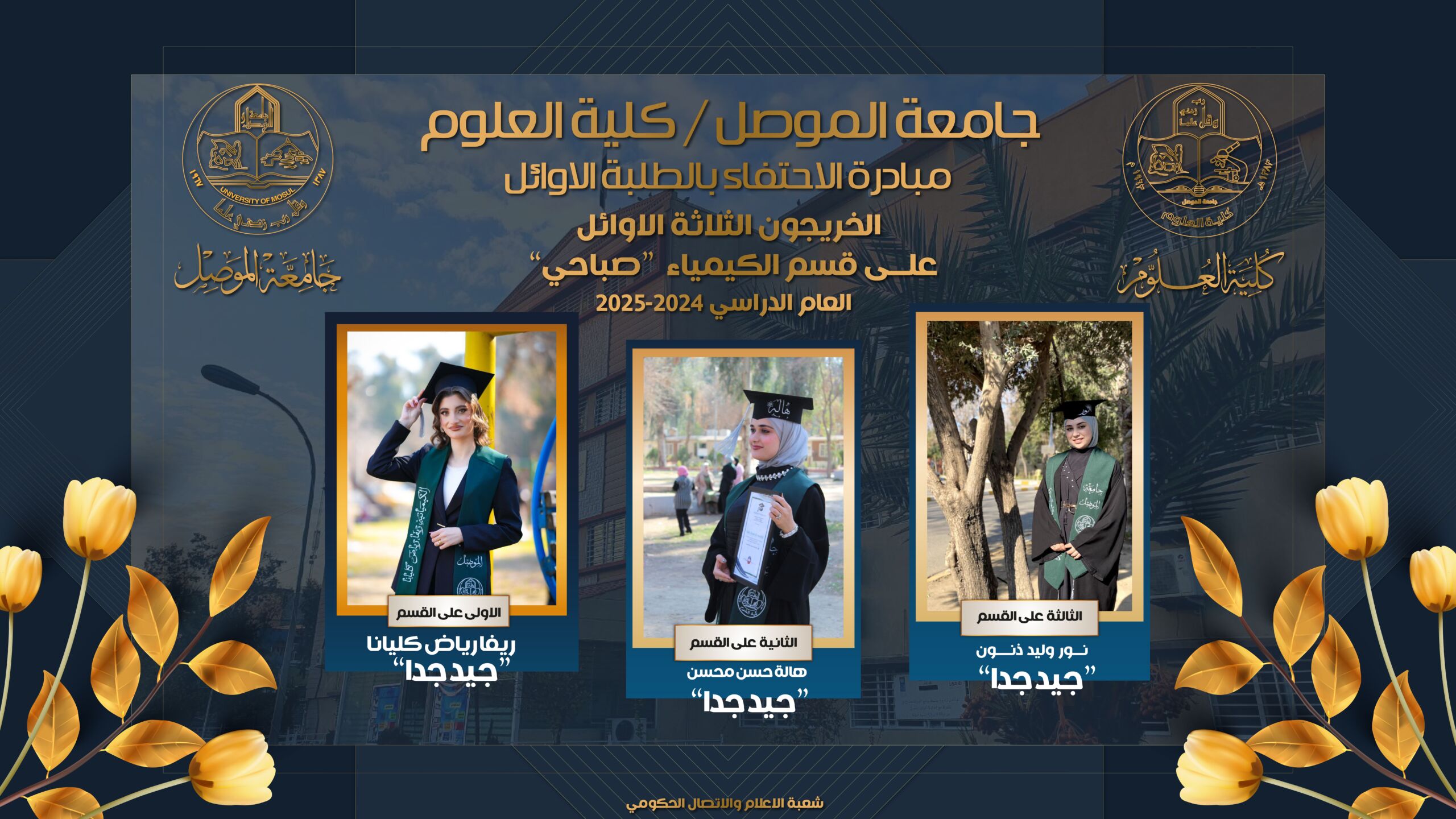 أوائل الكيمياء – صباحي